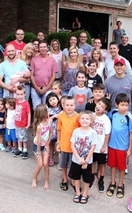 Stonebridge Ranch Community residents during block party