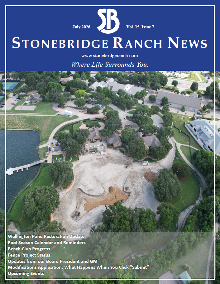 Stonebridge Ranch News Magazine July 2026 Cover