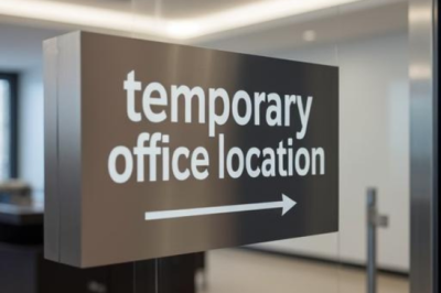 SRCA Temporary Office Location Announcement